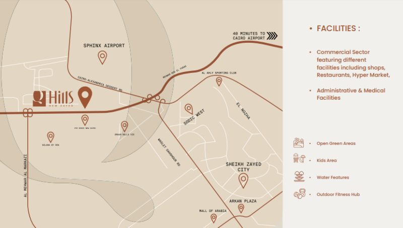 كمبوند q hills نيو زايد