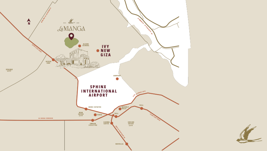  موقع لامانجا زايد الجديدة - La Manja New Zayed Location